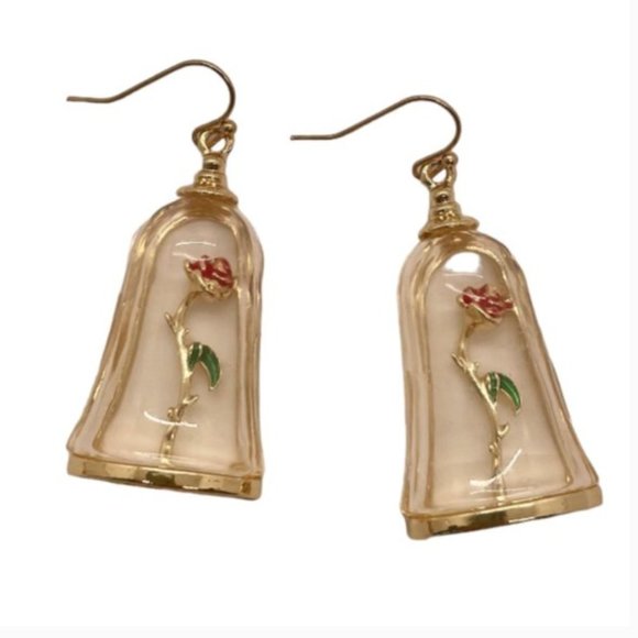 ⭐️❤️FREE Rose Flower Floral Beauty Chic Girly Beast Drop Magic Hipster Earrings - Picture 1 of 13